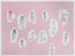 Print By Sara Zielinski: Pink Ladies 8 At Childs Gallery