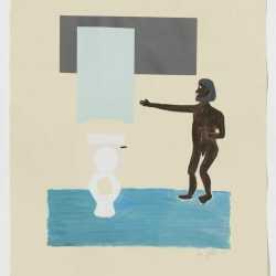 Print By Sara Zielinski: Reaching For A Towel At Childs Gallery