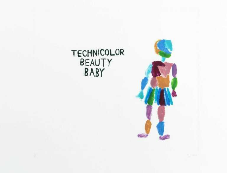 Print By Sara Zielinski: Technicolor Beauty Baby At Childs Gallery
