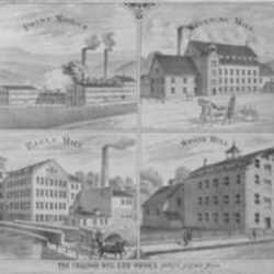 Print by Sarony, Major and Knapp: The Freeman Mfc. Co's Works. North Adams Mass. [Massachusett, represented by Childs Gallery