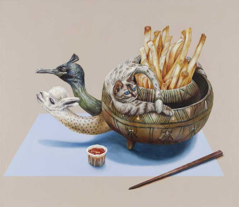 Painting By Sawool Kim: Awakening Bowl At Childs Gallery