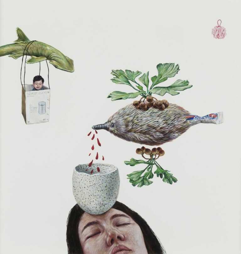 Painting By Sawool Kim: The Remedy At Childs Gallery