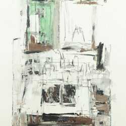Print by Sean Flood: Studio Works 1, available at Childs Gallery, Boston