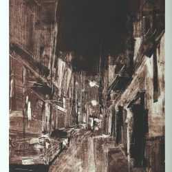 Print By Sean Flood: 6 Rooms Hostel Naples, Italy At Childs Gallery