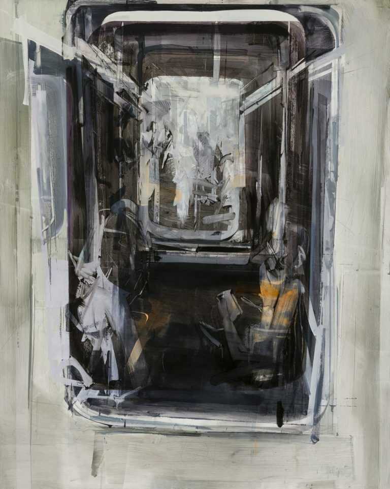 Painting By Sean Flood: Cave Study 1 At Childs Gallery