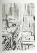 Print By Sean Flood: Composition I At Childs Gallery