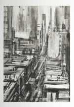 Print By Sean Flood: Composition I At Childs Gallery