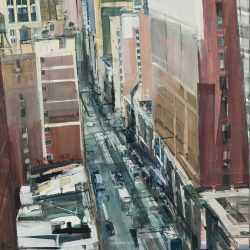 Painting By Sean Flood: E 27th At Childs Gallery
