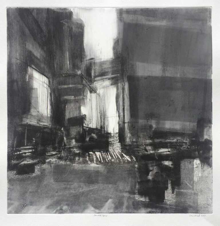Print By Sean Flood: Emerald Square I At Childs Gallery