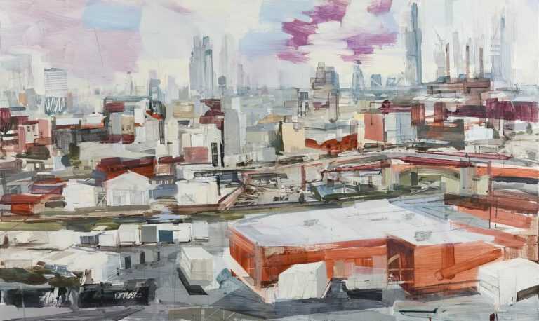 Painting By Sean Flood: Into Brooklyn At Childs Gallery