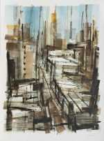 Print By Sean Flood: Midtown View Vi At Childs Gallery