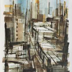 Print By Sean Flood: Midtown View Vi At Childs Gallery