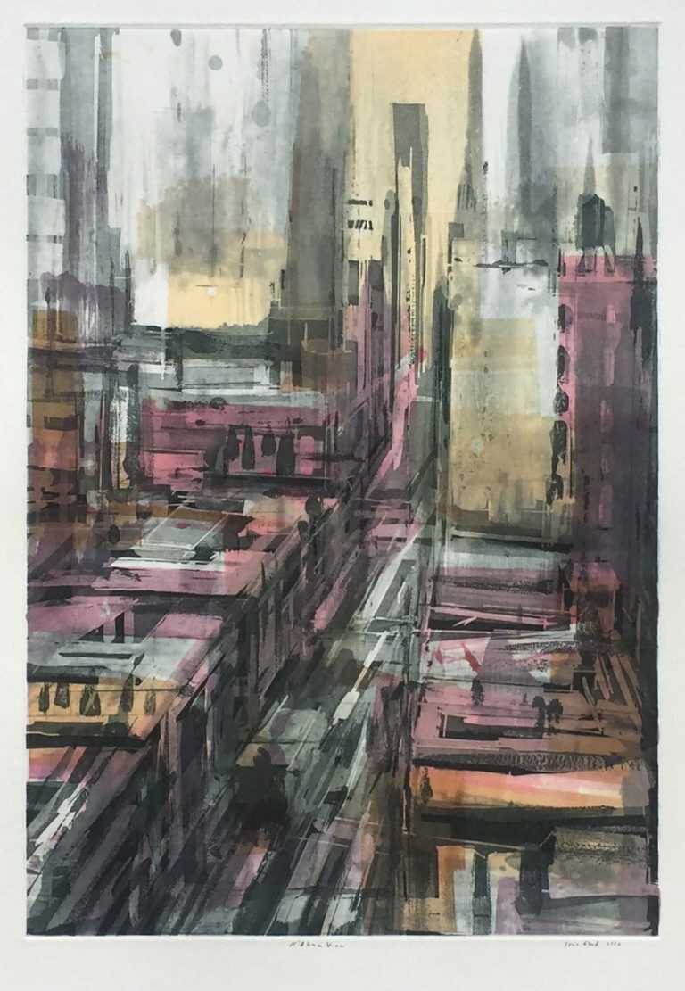 Print By Sean Flood: Midtown View Vii At Childs Gallery