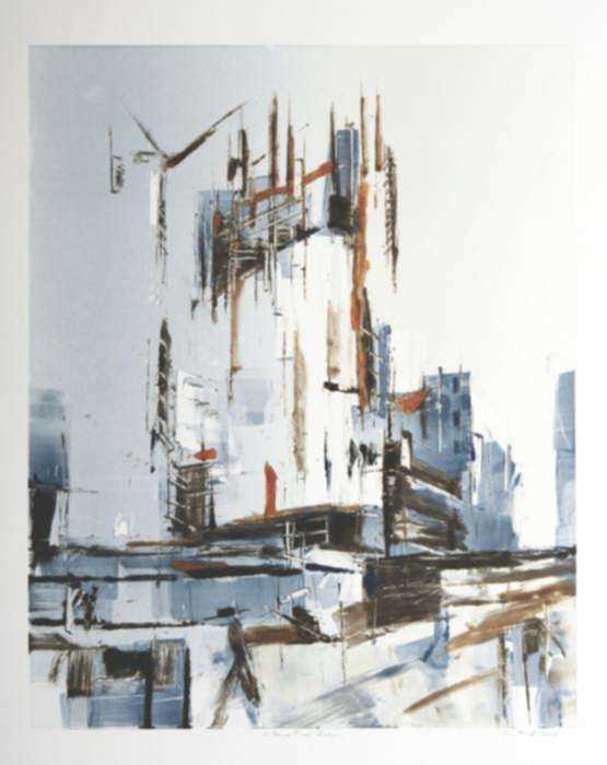 Print by Sean Flood: Millennium Tower Boston, represented by Childs Gallery
