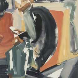 Painting By Sean Flood: Passenger 2 At Childs Gallery