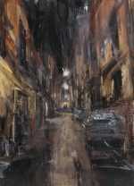 Painting By Sean Flood: Six Small Rooms, Naples, Italy At Childs Gallery