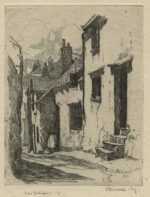 Print by Sears Gallagher: [English Lane], represented by Childs Gallery