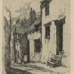 Print by Sears Gallagher: [English Lane], represented by Childs Gallery