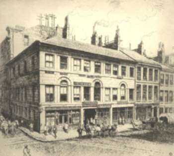 Print by Sears Gallagher: Union Bank [Boston, Massachusetts], represented by Childs Gallery