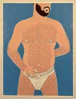 Painting by Sedgwick Guth: Coach in Jock, available at Childs Gallery, Boston