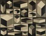 Print By Sol Lewitt: Distorted Cubes (a) At Childs Gallery