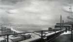 Print by Stow Wengenroth: From the Weather Bureau, represented by Childs Gallery