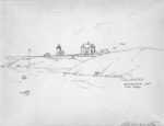 Drawing by Stow Wengenroth: Straitsmouth Light, [Rockport, Massachusetts], represented by Childs Gallery