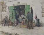 Print by Tavik Frantisek Simon: Bric a Brac [Brittany], represented by Childs Gallery