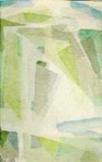 Watercolor by Ted Davis: Abstract Composition, Monhegan, Maine, represented by Childs Gallery