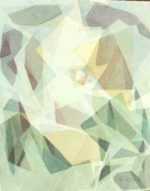 Watercolor by Ted Davis: Sunburst Monhegan # 2 [Maine], represented by Childs Gallery