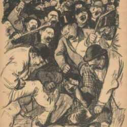 Print by Théophile Alexandre Steinlen: Arguments Frappants, from "La Feuille", represented by Childs Gallery