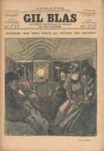 Print by Théophile Alexandre Steinlen: Berthine aux Yeux Verts, from "Gil Blas", represented by Childs Gallery