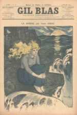 Print by Théophile Alexandre Steinlen: La Sirène, from "Gil Blas", represented by Childs Gallery