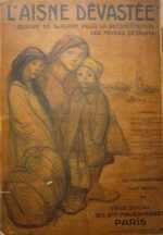 Print by Théophile Alexandre Steinlen: L'Aisne Dévastée, represented by Childs Gallery