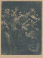 Print by Théophile Alexandre Steinlen: L'Apôtre (The Apostle), represented by Childs Gallery