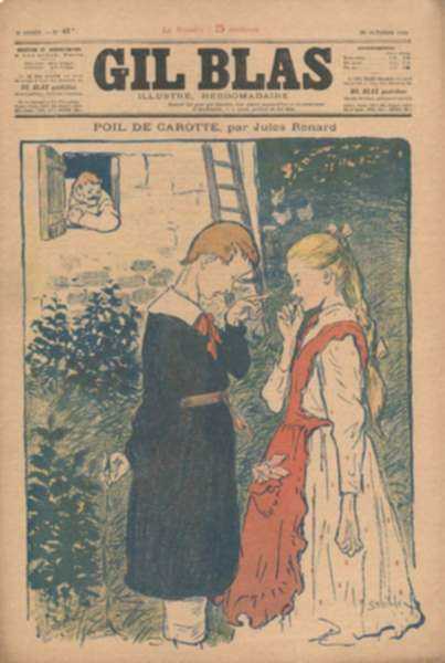 Print by Théophile Alexandre Steinlen: Poil de Carotte, from "Gil Blas", represented by Childs Gallery