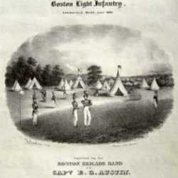 Print by Thayer's Lithography: Camp Sargeant Quickstep [A Songbook], represented by Childs Gallery