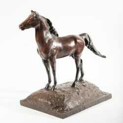 Sculpture by Theo Ruggles Kitson: Morgan Horse [Victory], available at Childs Gallery, Boston