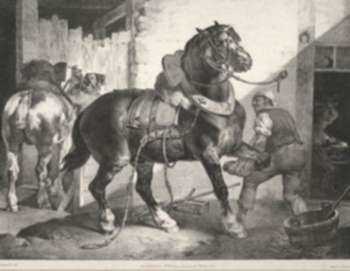 Print by Theodore Gericault: Le Marcéchal Français, represented by Childs Gallery