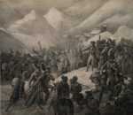 Print by Theodore Gericault: Passage du Mont Saint-Bernard, represented by Childs Gallery