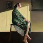 Painting by Thomas Darsney: Hopper's Chair, available at Childs Gallery, Boston