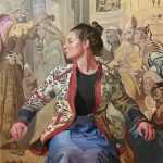 Painting by Thomas Darsney: Tapestry V, available at Childs Gallery, Boston