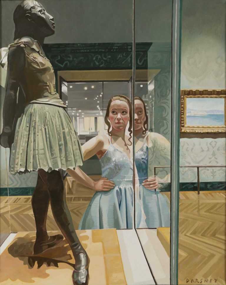 Painting By Thomas Darsney: A Day With Degas At Childs Gallery