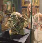 Painting By Thomas Darsney: Mfa Series Montreal At Childs Gallery