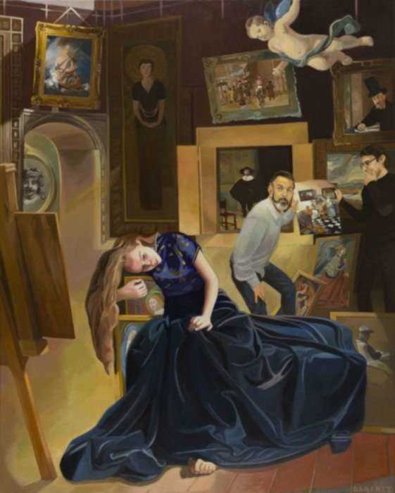 Painting by Thomas Darsney: The Ghost of Isabella, represented by Childs Gallery
