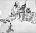 Print by Thomas Handforth: Pity the Blind, represented by Childs Gallery