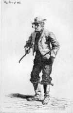 Print By Thomas W. Wood: The Man Of War At Childs Gallery