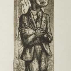Print By Ture Bengtz: Business Man At Childs Gallery