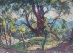 Painting by W. Lester Stevens: Oh Spring Where Art Thou?, represented by Childs Gallery