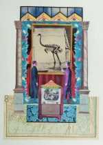 Collage By W. Perry Barton: Museum Lecture At Childs Gallery